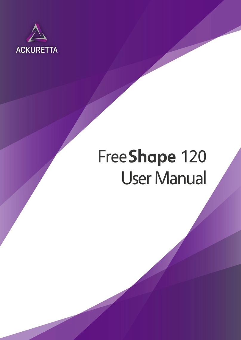 Ackuretta FreeShape 120 User manual