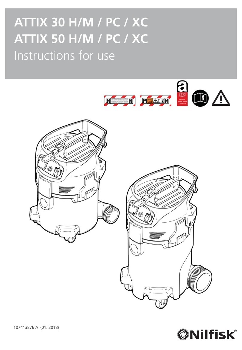 Nilfisk-Advance ATTIX 30 H/M Instructions for use