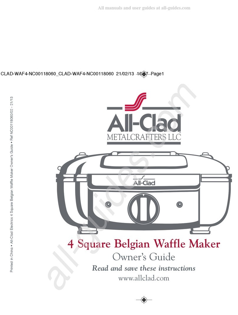 all-clad WD700462 owner's guide
