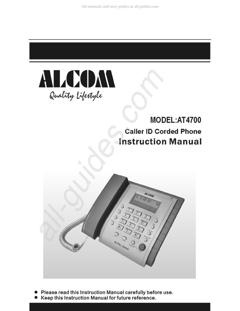 ALcom AT4700 instruction manual
