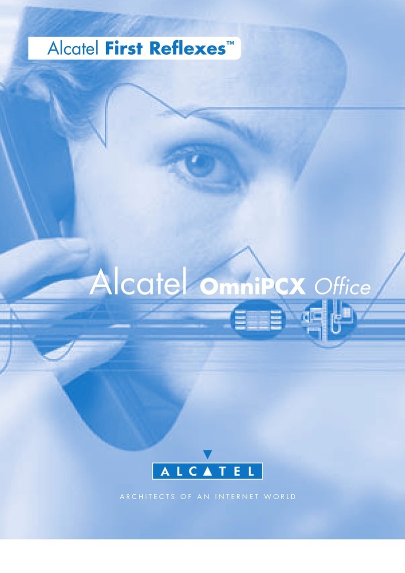 Alcatel First Reflexes User manual