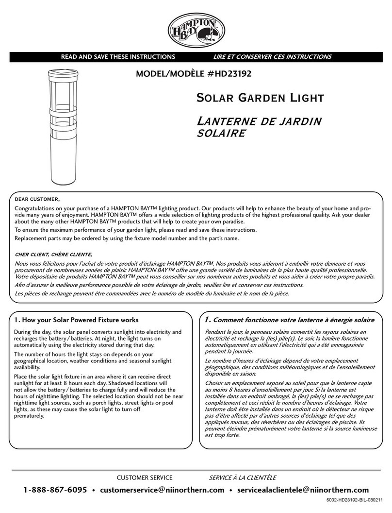 HAMPTON BAY HD23192 instructions