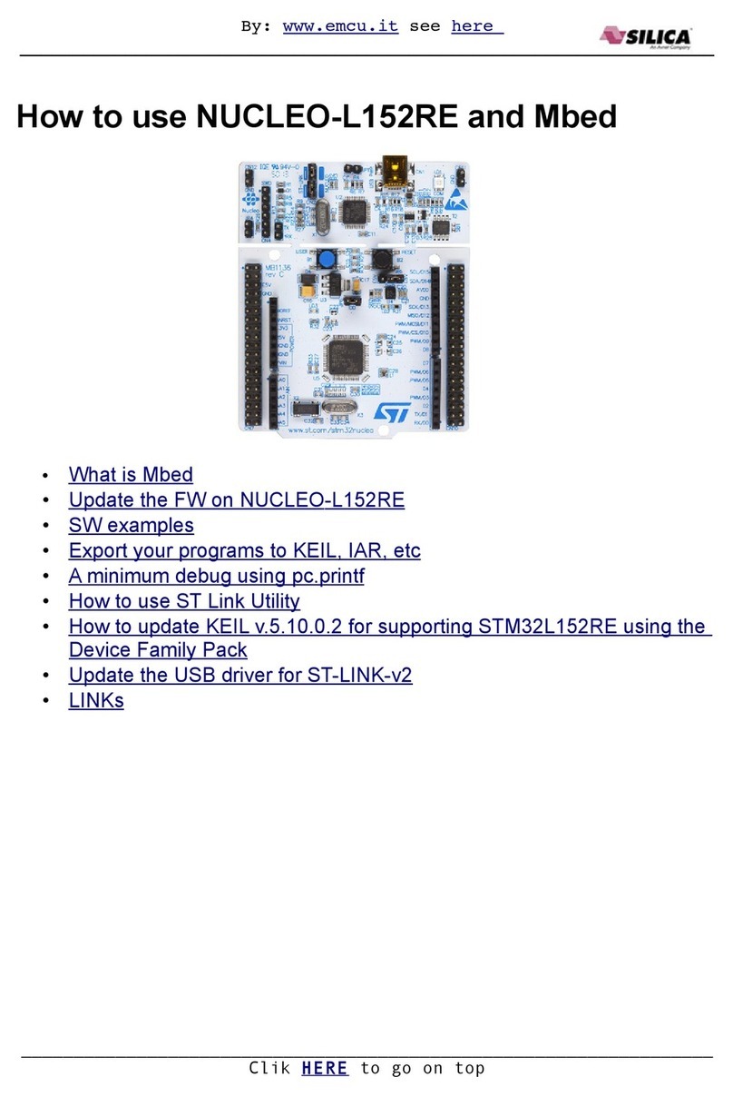 Silica NUCLEO-L152RE How to use