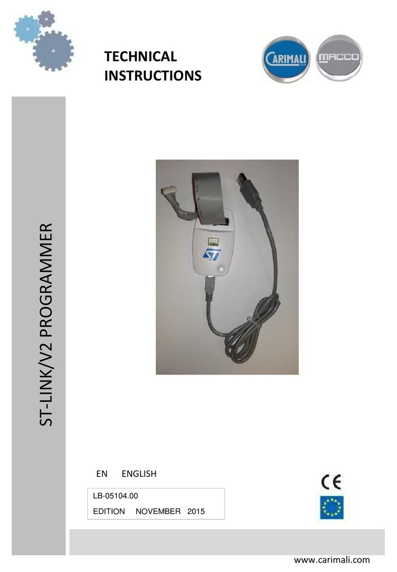 Carimali ST-LINK/V2 Owner's manual