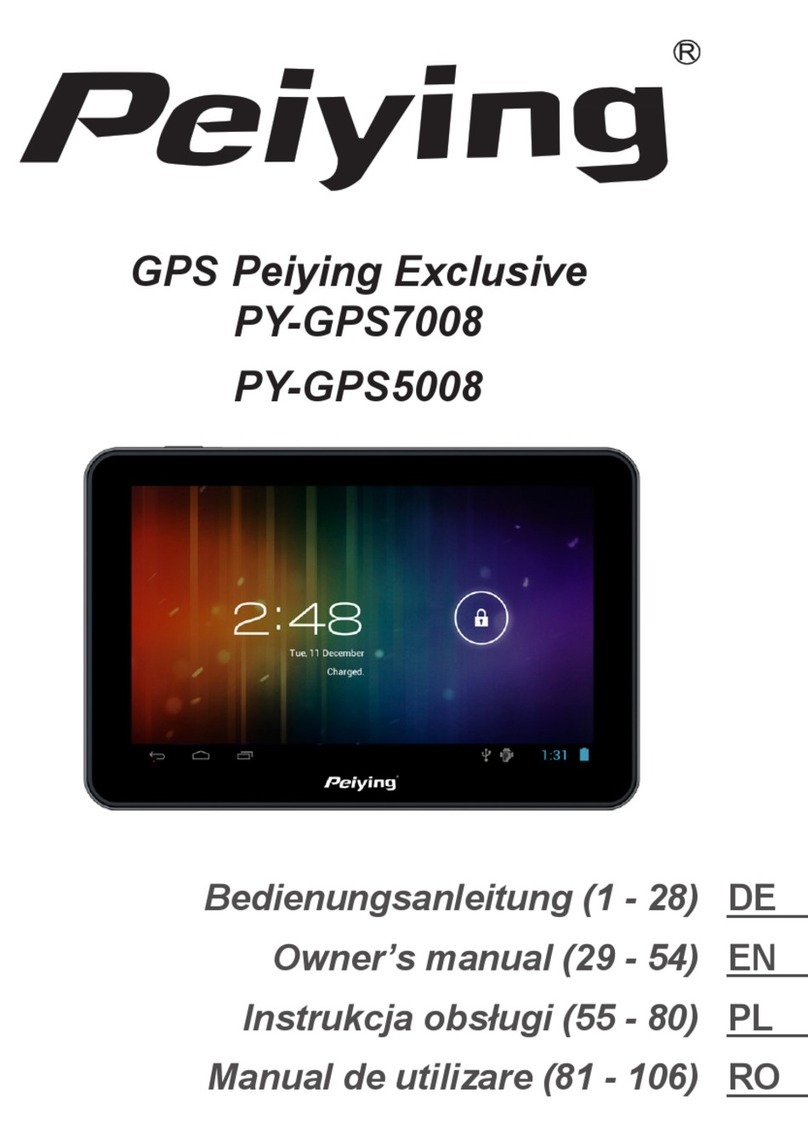 Peiying PY-GPS7008 User manual