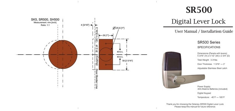 Delaney SR500 Series User manual & installation guide
