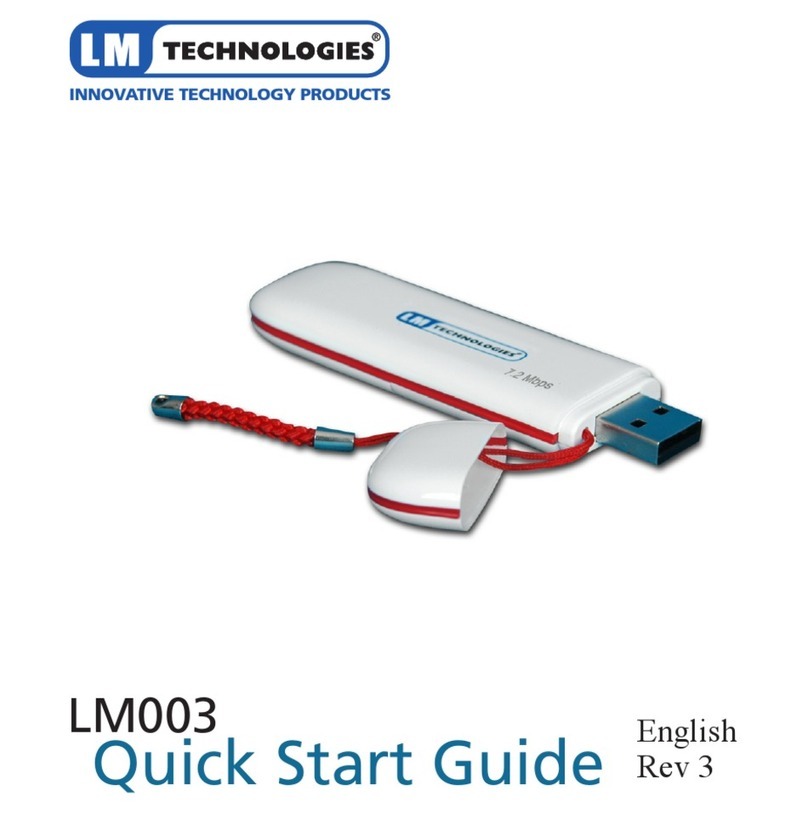 LM Technologies LM003 User manual