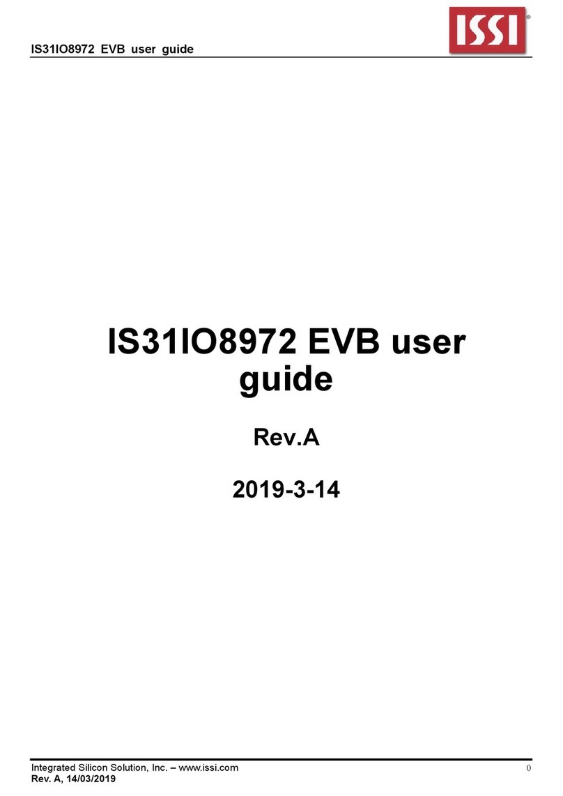 ISSI IS31IO8972 EVB User manual