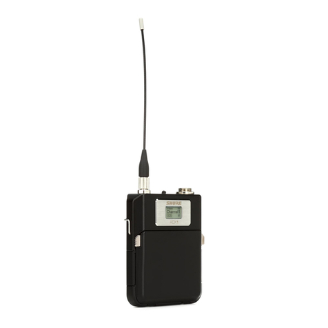 Shure Axient Digital ADX1 User manual