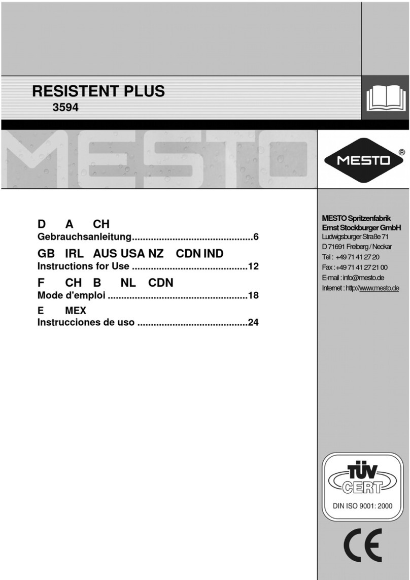 Mesto RESISTENT PLUS 3594 Instructions for use