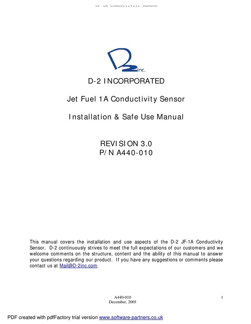 D-2 Incorporated JF-1A Installation & Safe Use Manual