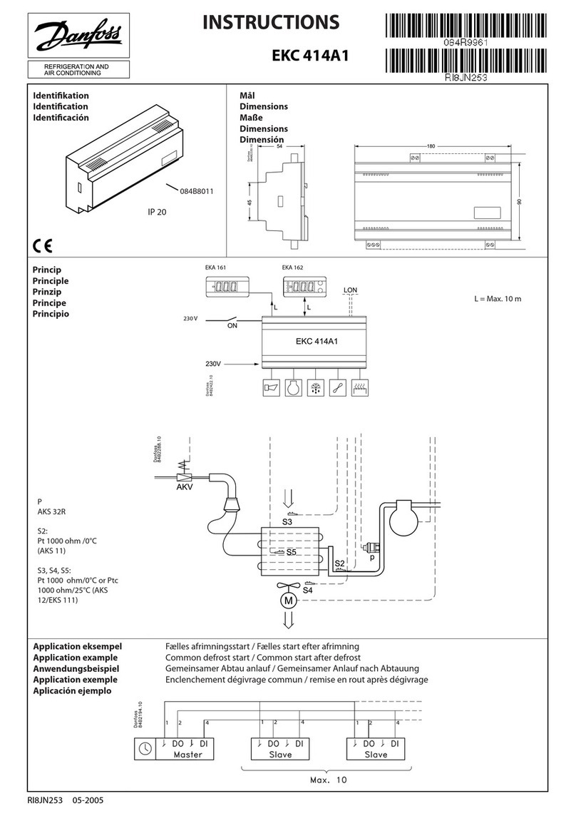 Danfoss EKC 414A1 Instructions for use