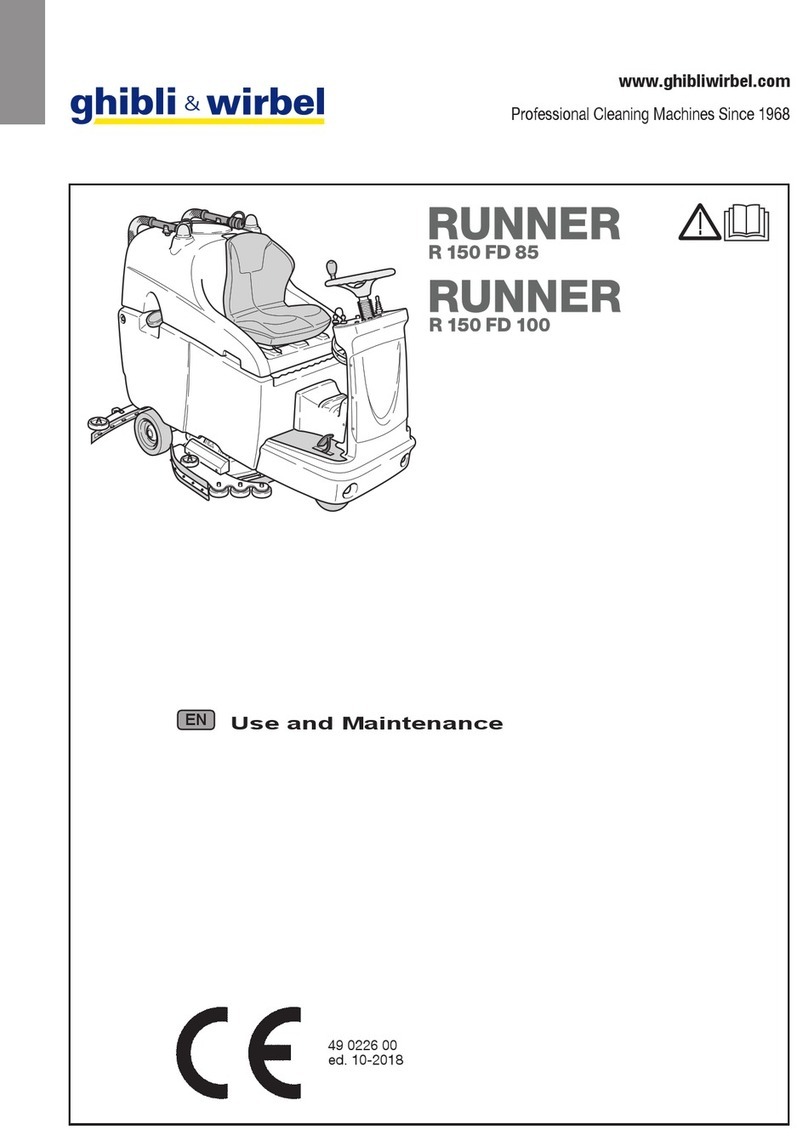 Ghibli & Wirbel RUNNER R 150 FD 85 Use and maintenance