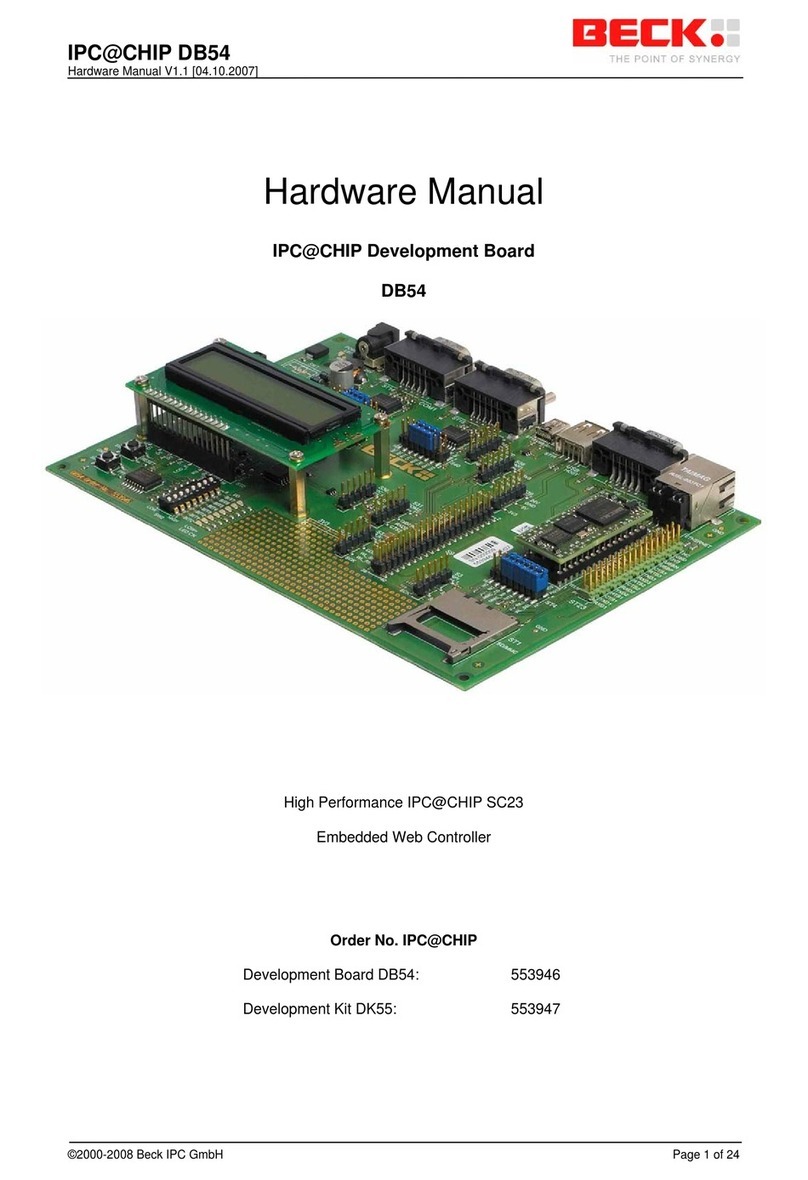 Beck IPC@CHIP DB54 Hardware manual