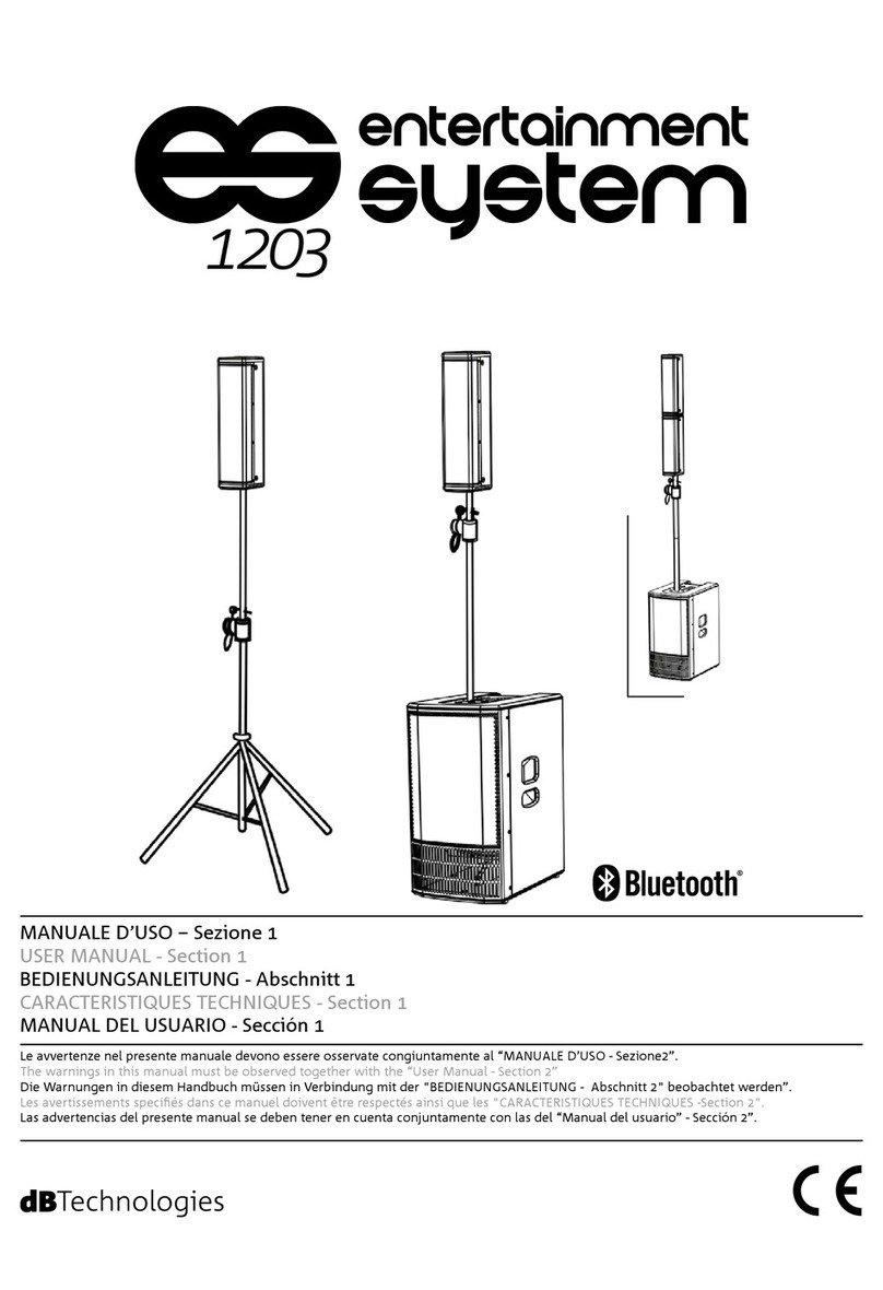 dB Technologies ES 1203 user manual