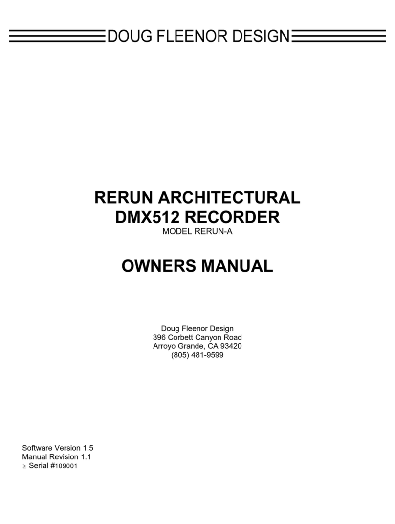 Doug Fleenor Design RERUN-A owner's manual