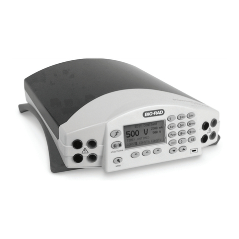 BIO RAD PowerPac Universal Power Supply User manual