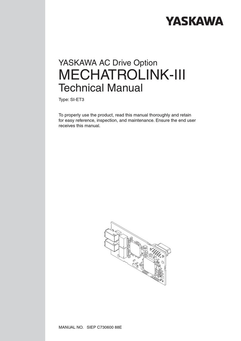 YASKAWA SI-ET3 User manual