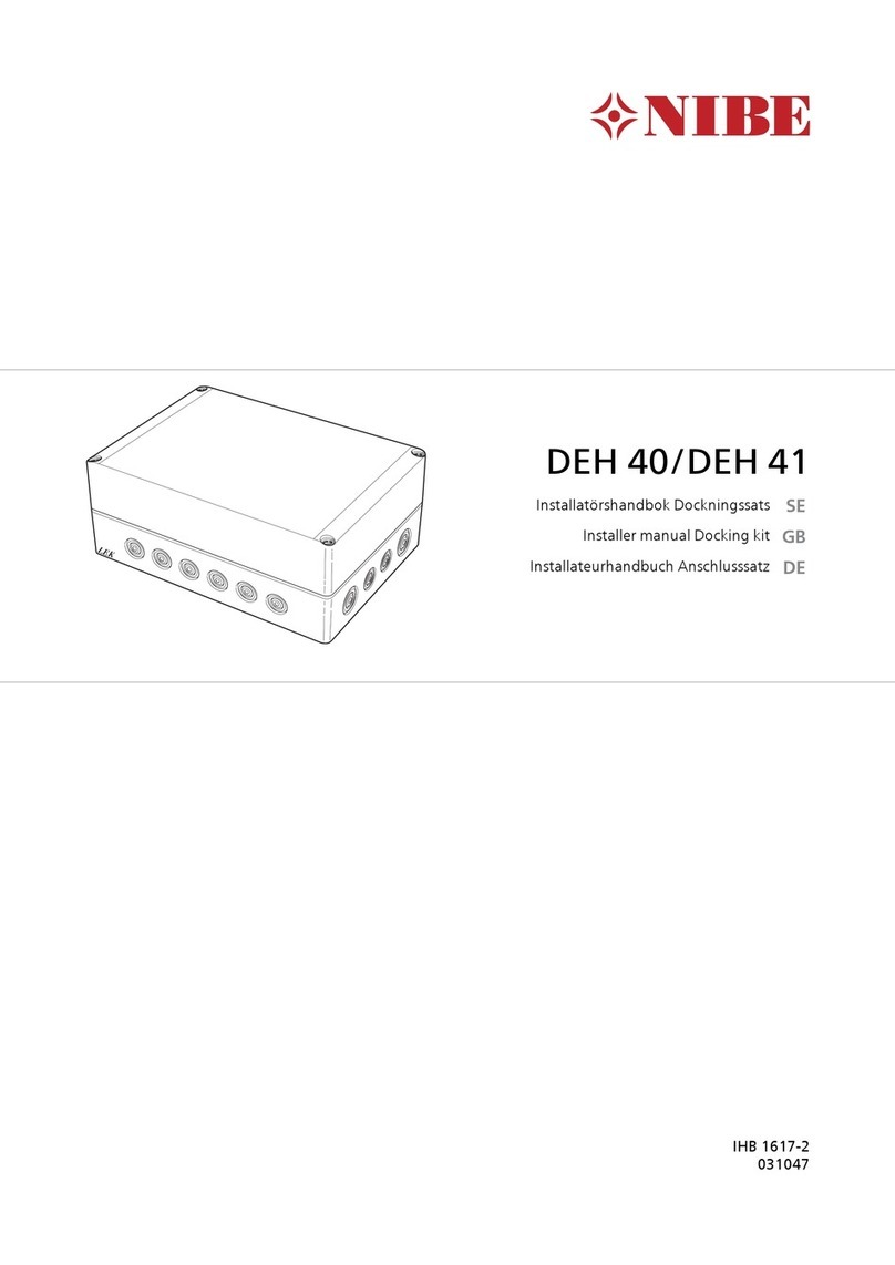 Nibe DEH 41 Installer manual