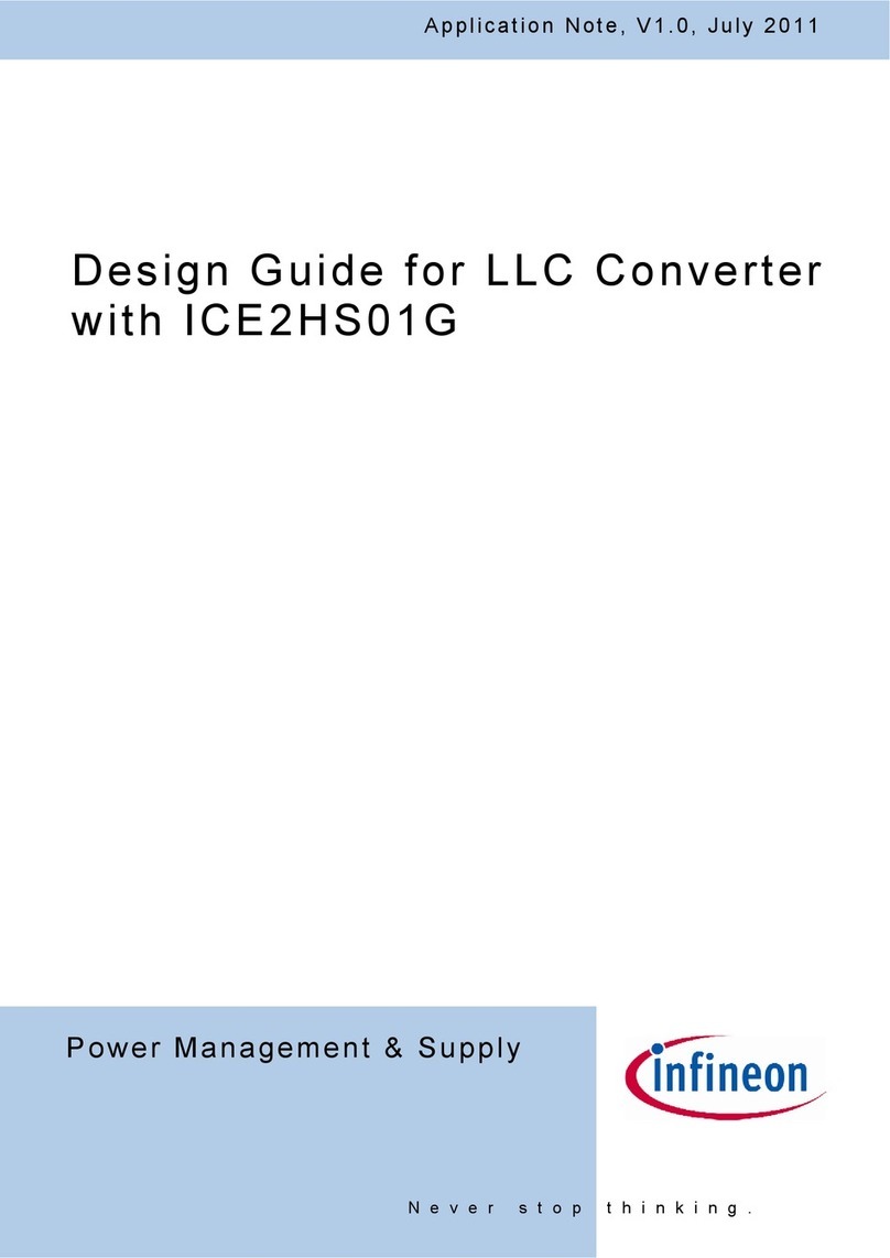 Infineon ICE2HS01G Installation and operating instructions