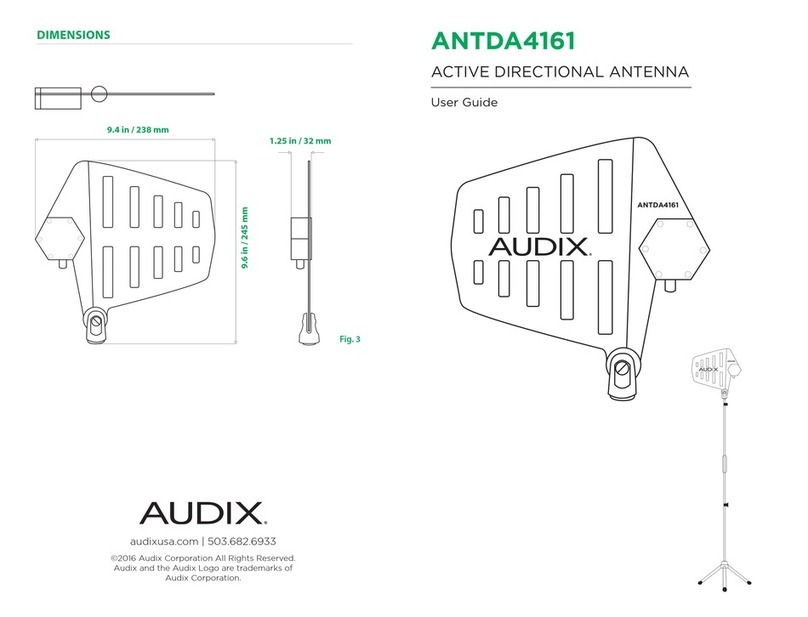 Audix ANTDA4161 user guide