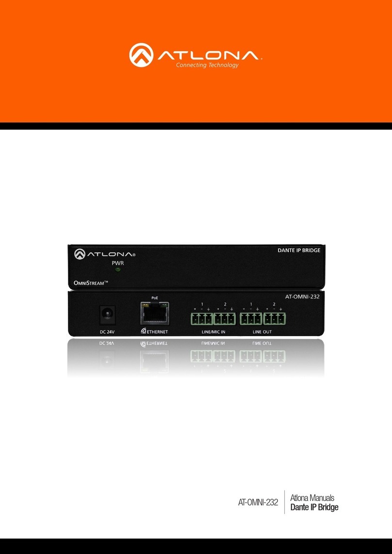 Atlona OmniStream AT-OMNI-232 manual