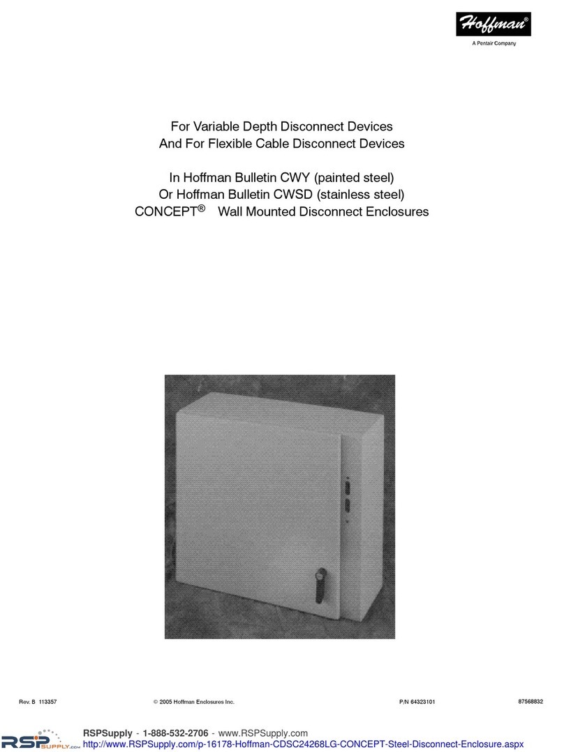 Hoffman CONCEPT CDSC24268LG instruction manual