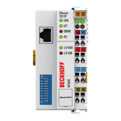 Beckhoff BC9000 Operator's manual