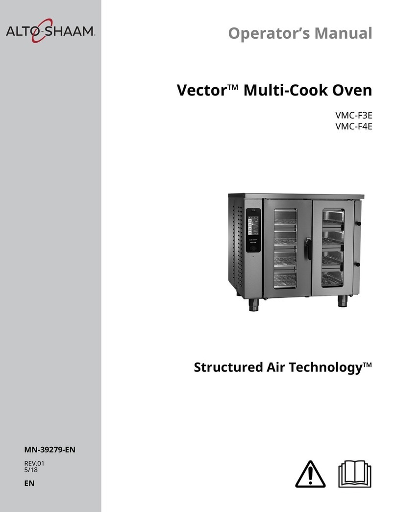Alto-Shaam Vector VMC-F3E User manual