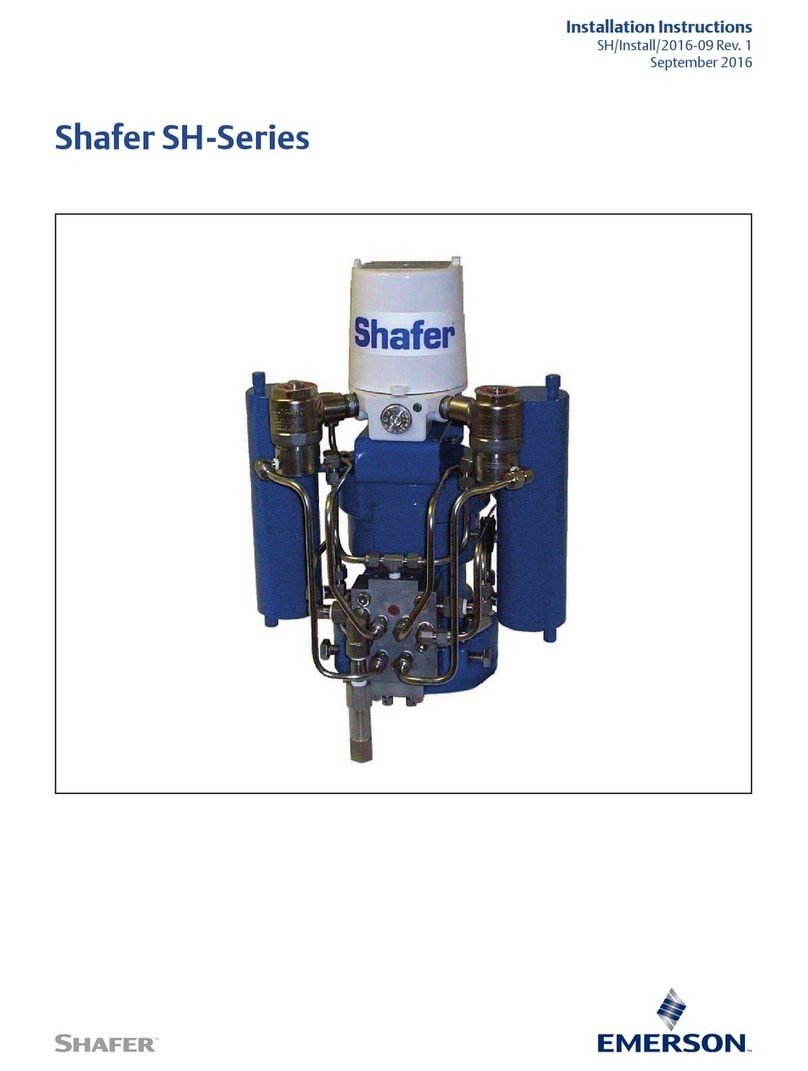 Emerson SH Series installation instructions