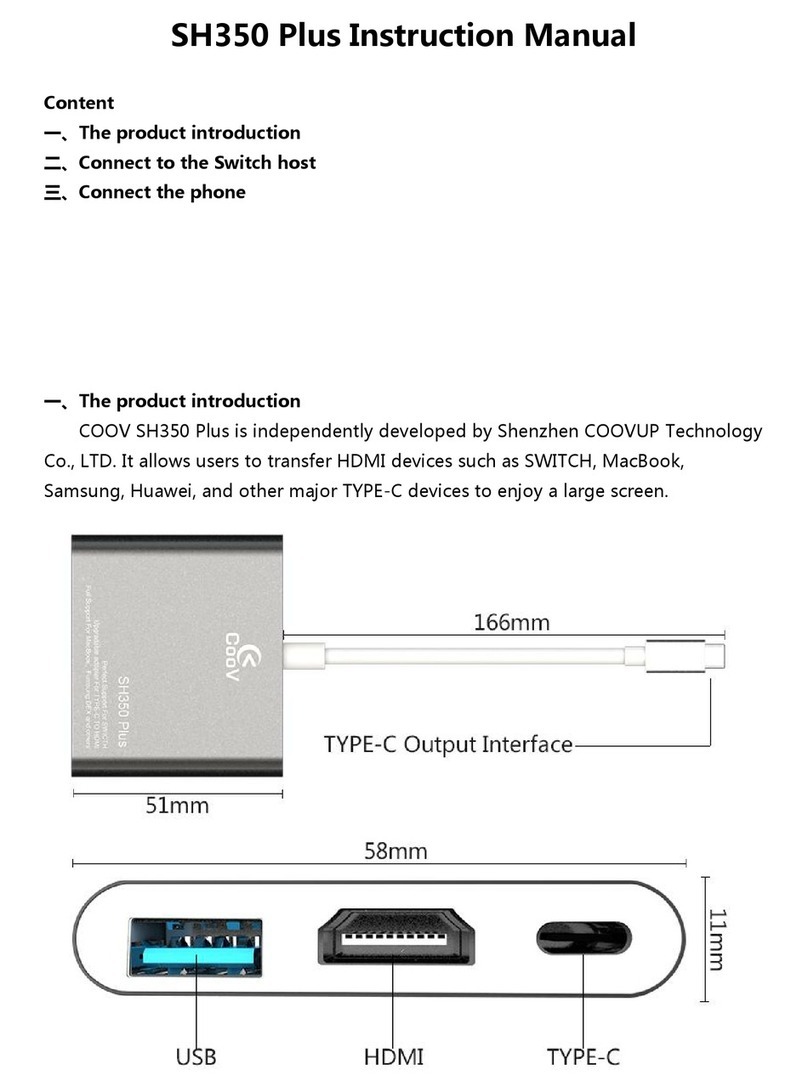 coov SH350 Plus instruction manual