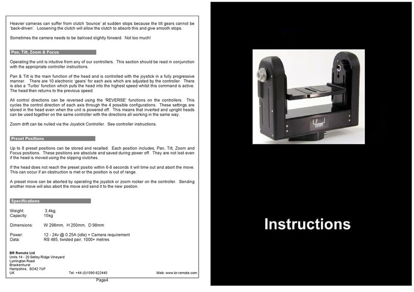 BR Remote U4-J operating instructions