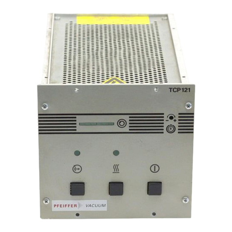 Pfeiffer Vacuum TCP 120 User manual