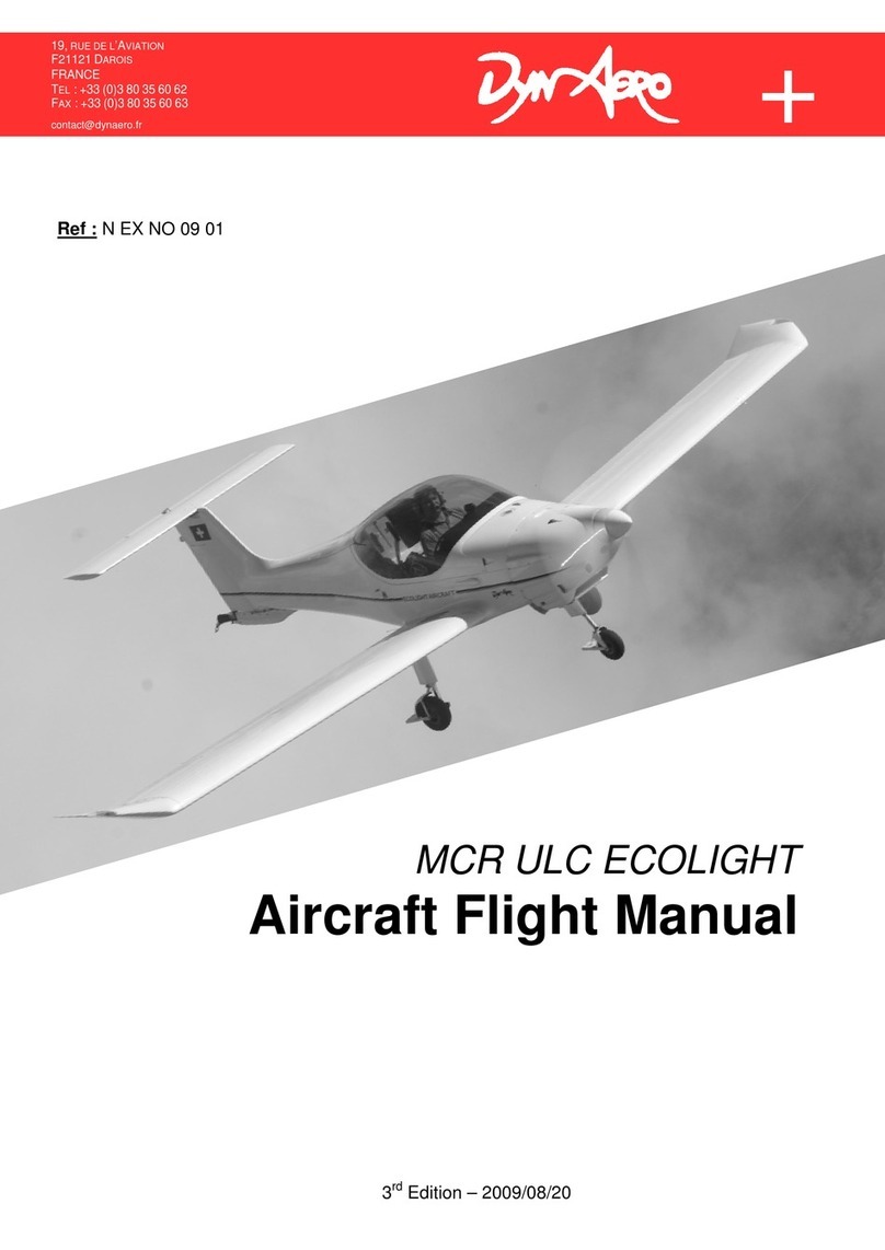 Dyn'Aéro MCR ULC ECOLIGHT HB-WAZ Aircraft flight manual