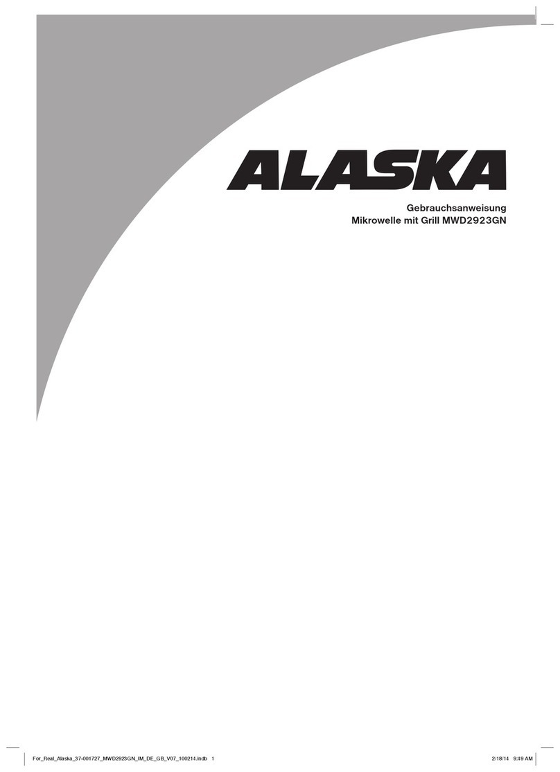 ALASKA MWD2923GN instruction manual