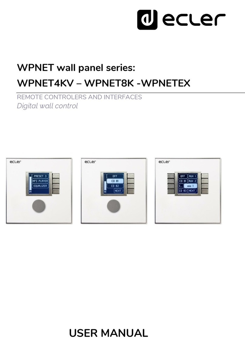Ecler WPNET Series user manual