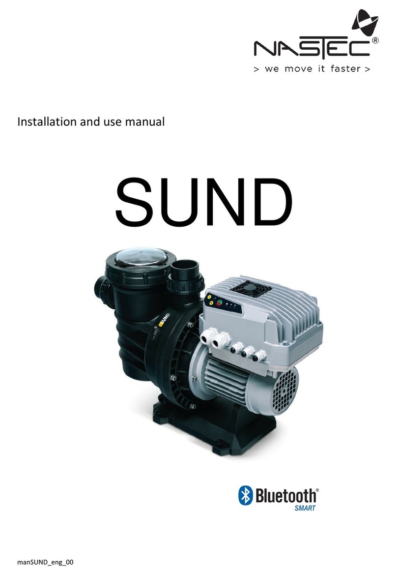 Nastec SUND Series Installation and use manual Nastec SUND Series Installation and use manual