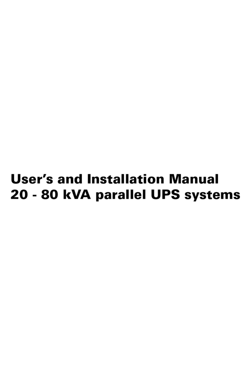 Powerware 9305 HS Series Operating manual