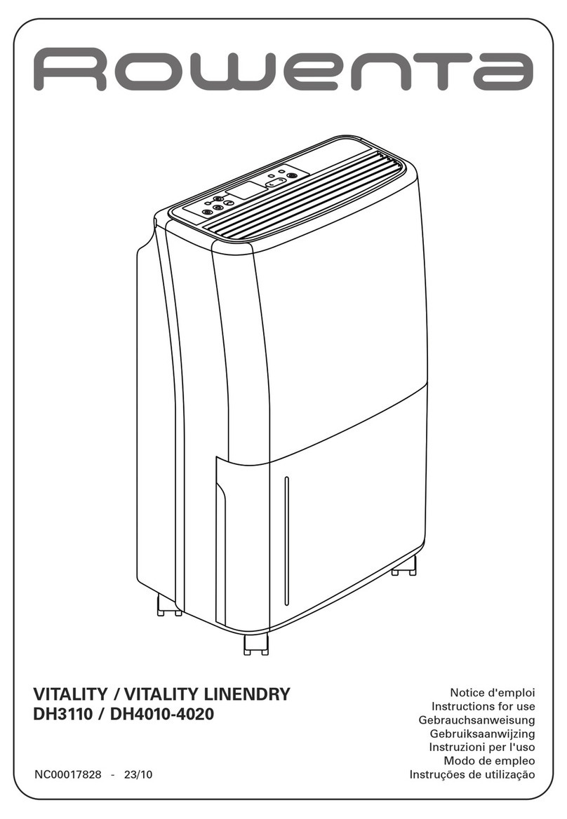 Rowenta VITALITY DH3110 Instructions for use