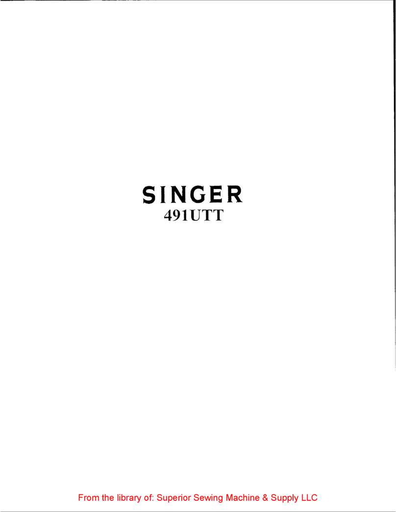 Singer 491UTT Service manual