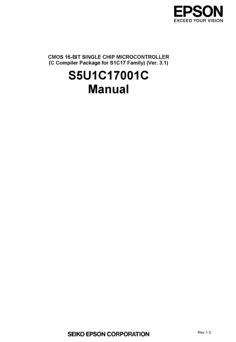 Epson S5U1C17001C User manual