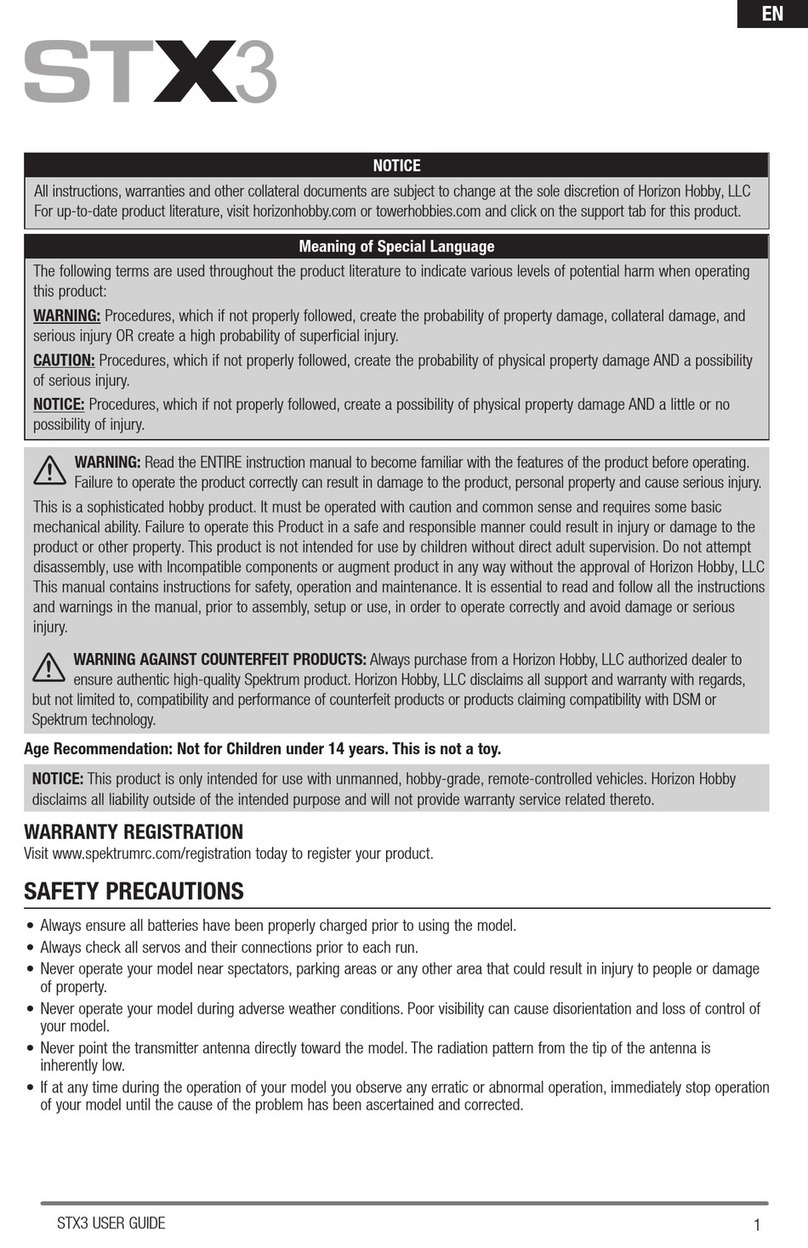 Horizon Hobby STX3 user manual