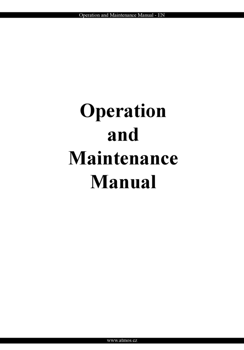 Atmos A85 Operation and maintenance manual