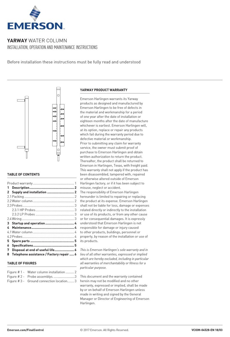 Emerson Yarway Manual Emerson Yarway Manual