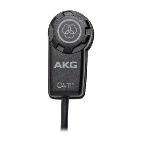 AKG C411 Series User instructions