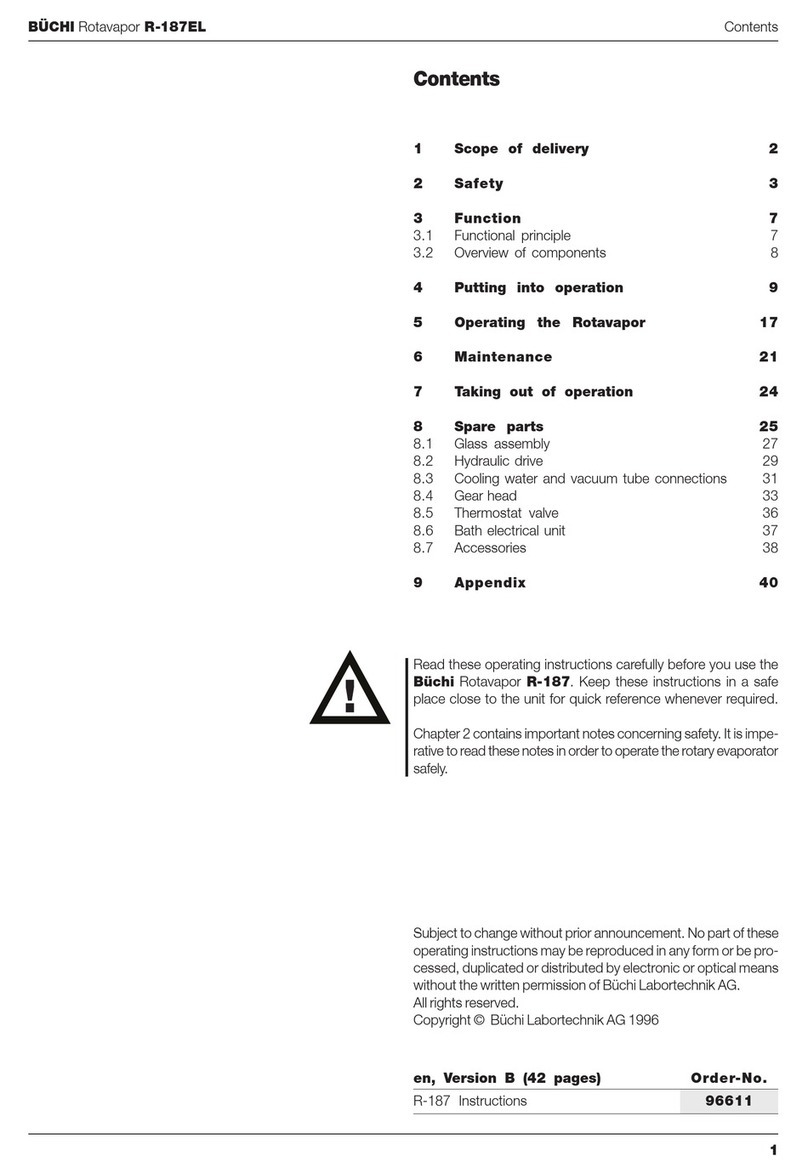 Buchi Rotavapor R-187EL instructions