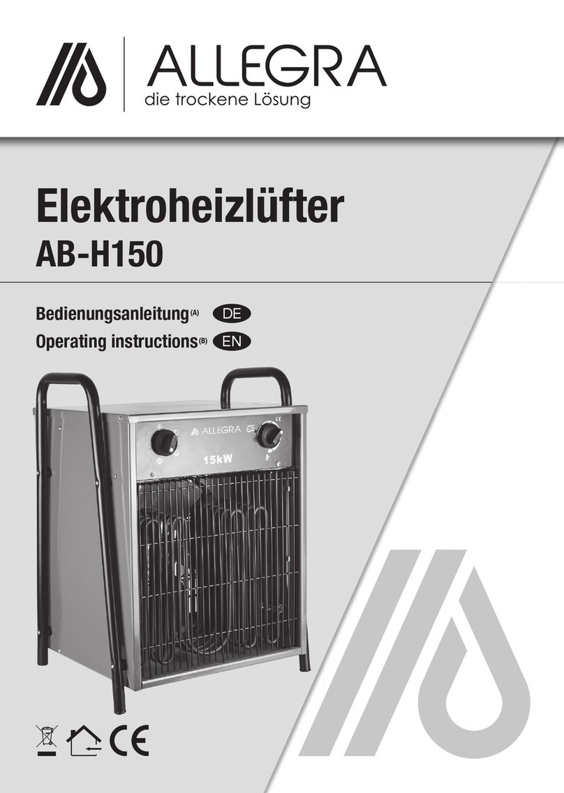 Allegra AB-H150 operating instructions