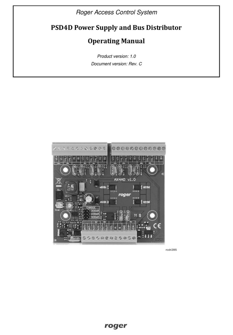 Roger PSD4D User manual