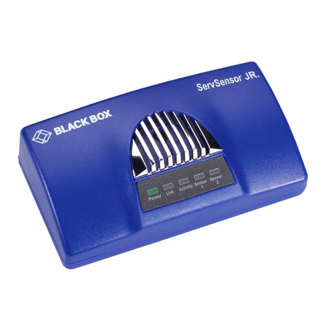 Black Box ServSensor JR EME102A User manual