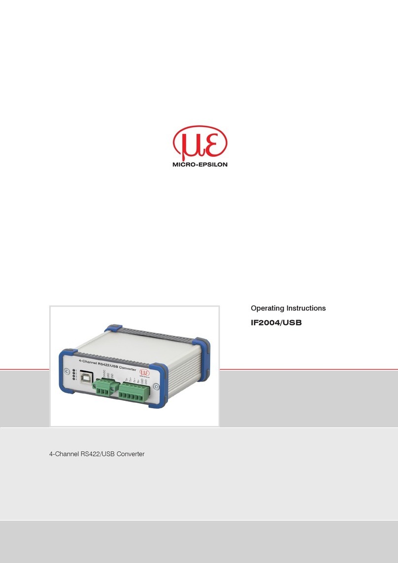 MICRO-EPSILON IF2004/USB operating instructions